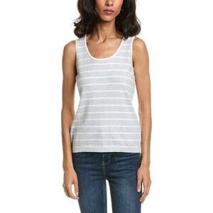 Forte Womens  Cashmere-Blend Tank Top, White